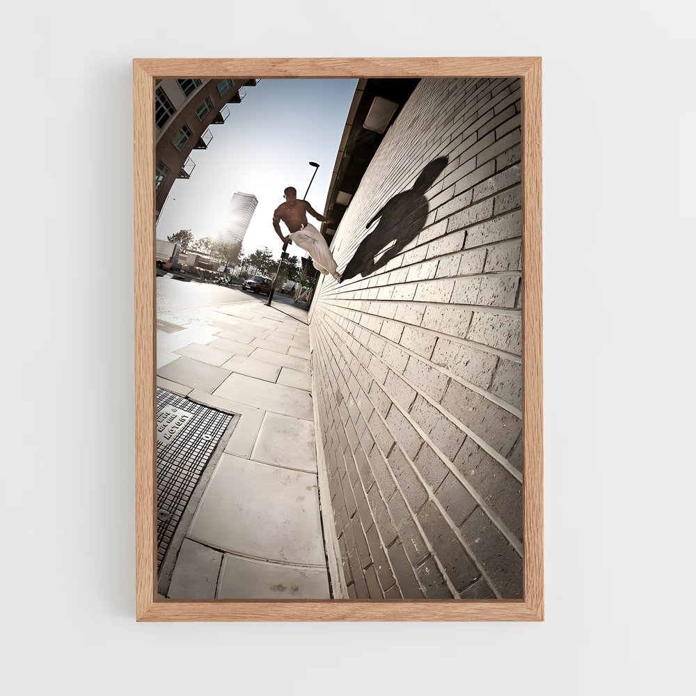 Poster Skate & Wall – affiche Parkour et freerun (vue 4)